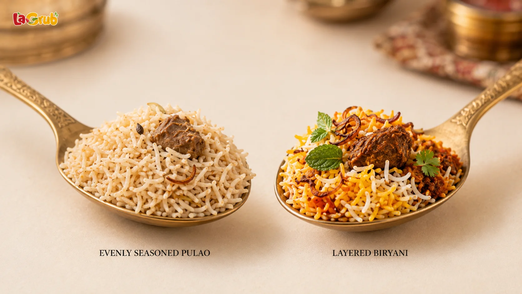 pulao vs biryani