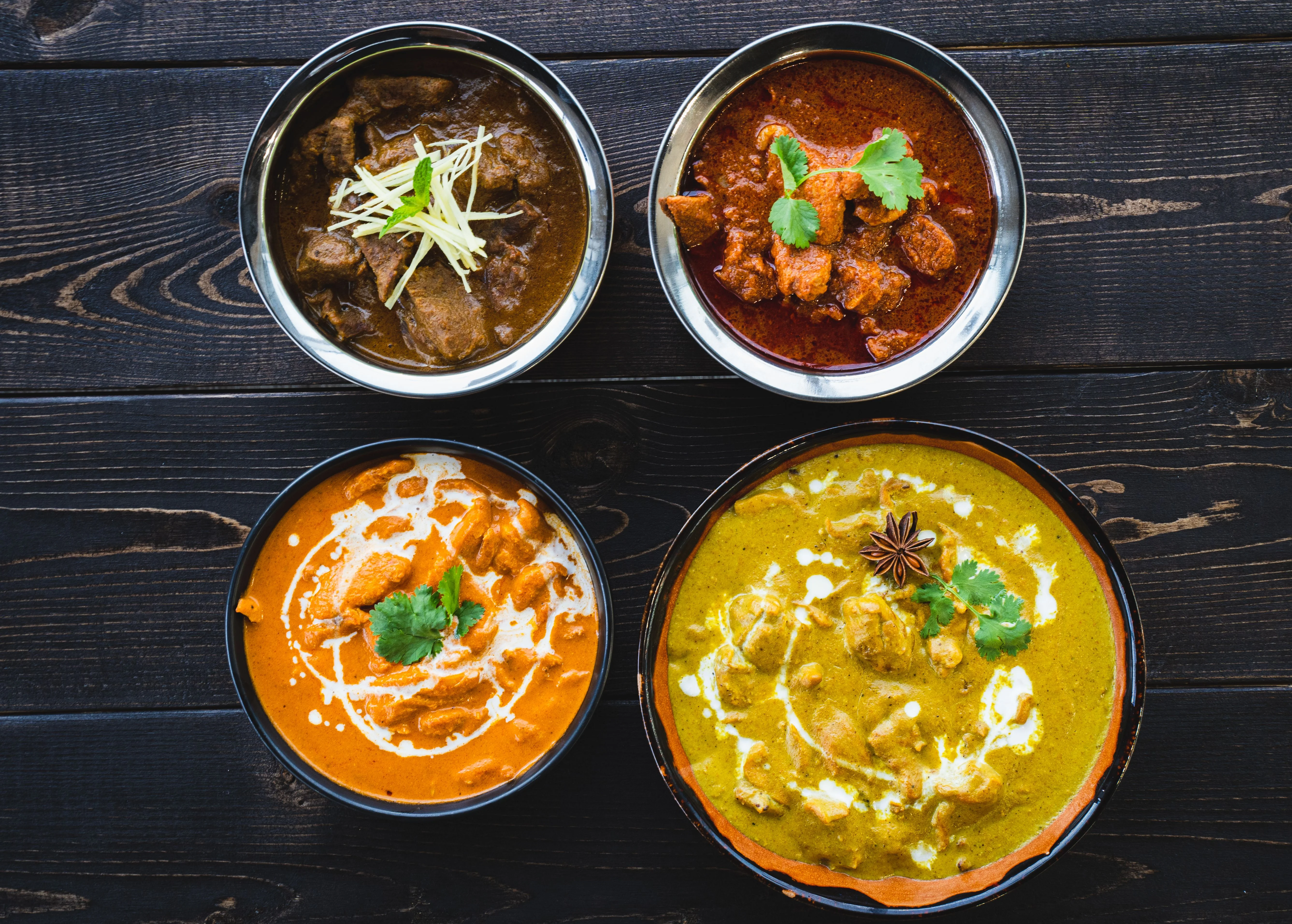 korma and curry