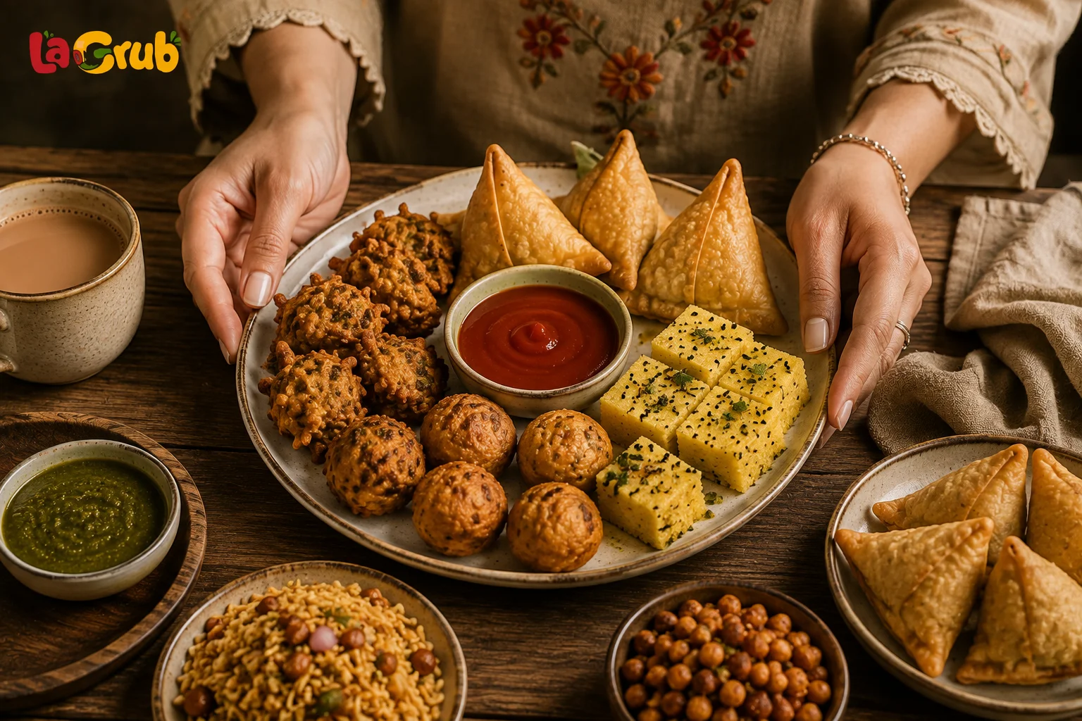 How to Build a Simple Desi Snack Platter