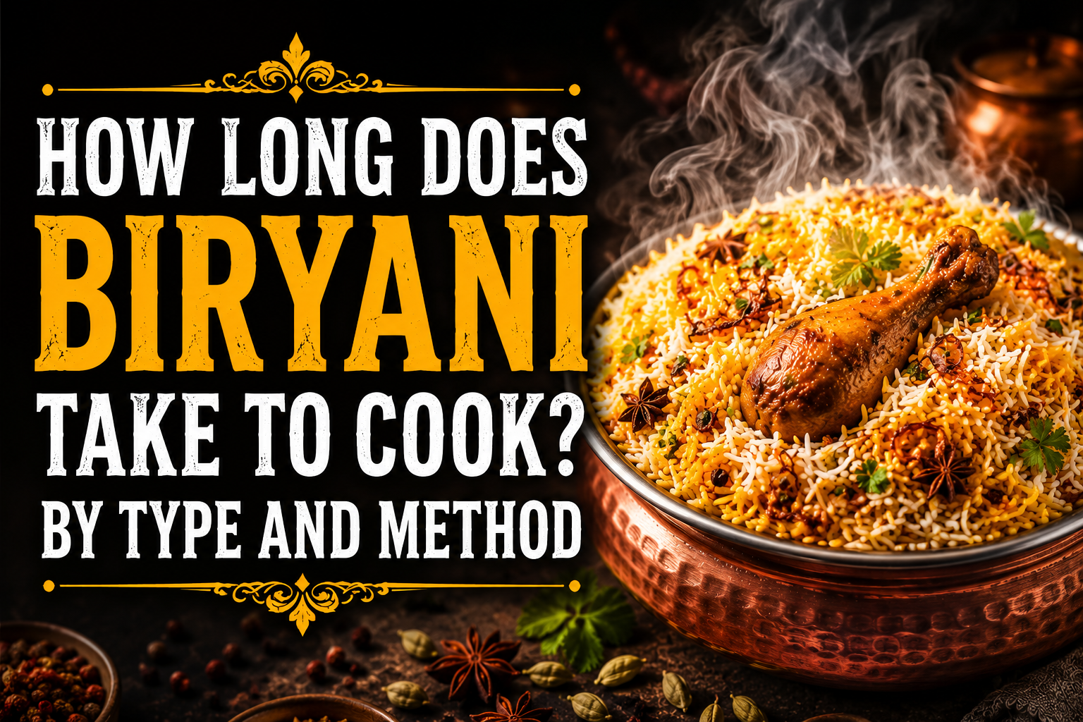 How Long Does Biryani Take to Cook?