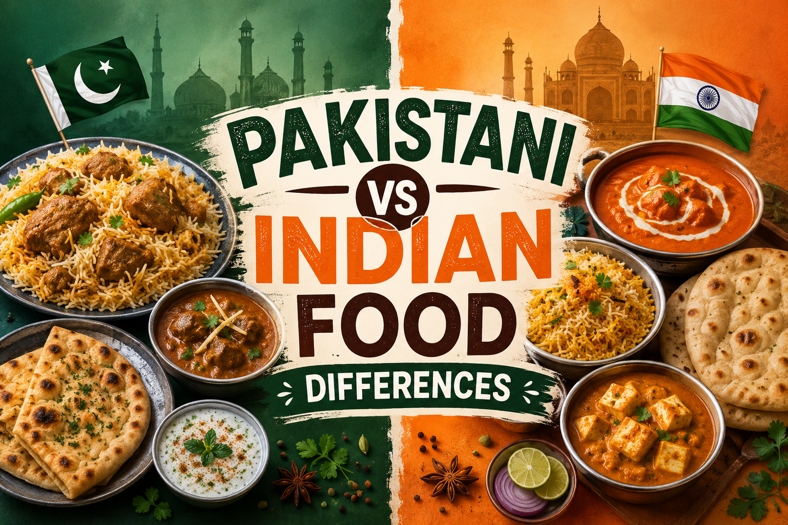 Pakistani vs Indian Food Differences