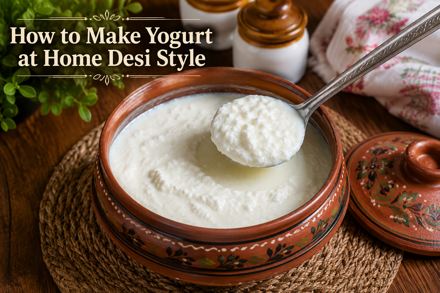 How to Make Yogurt at Home Desi Style