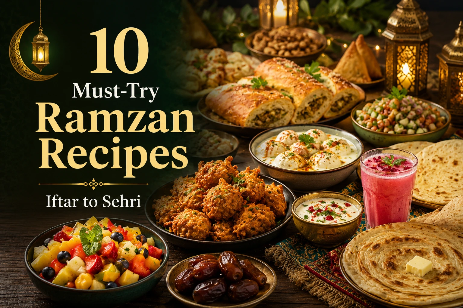 10 Must-Try Ramzan Recipes (Iftar to Sehri)