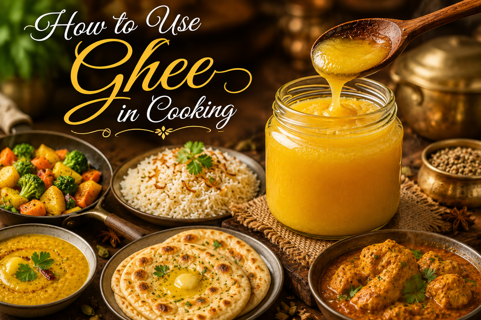 How to Use Ghee in Cooking