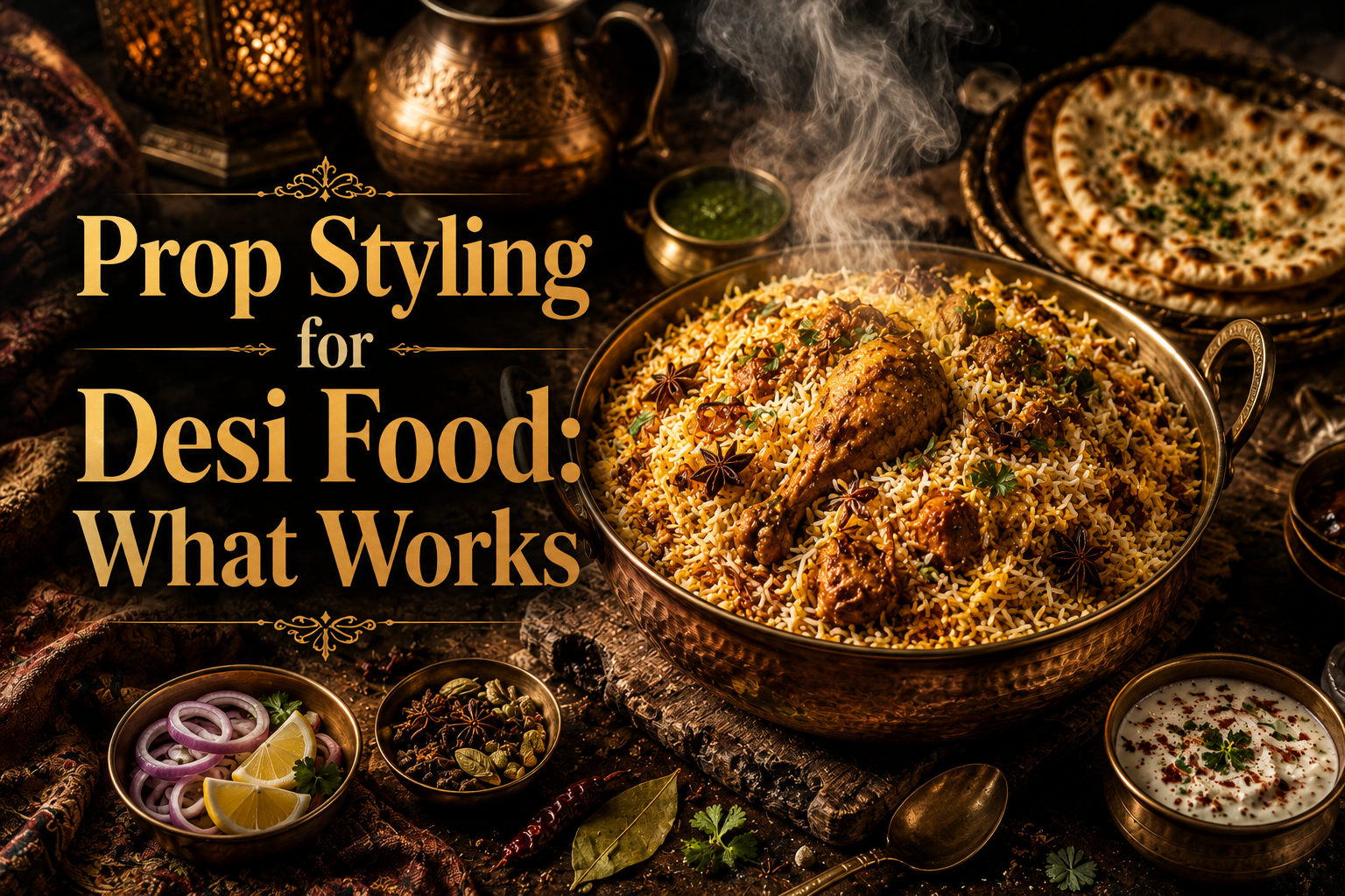 Prop Styling for Desi Food