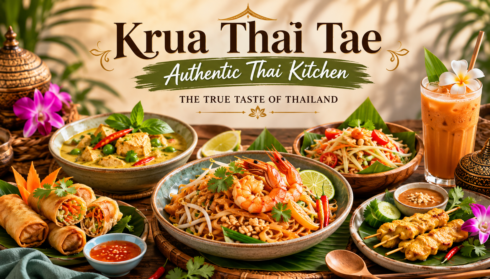 Krua Thai Tae : Authentic Thai Kitchen & Traditional Thai Flavors