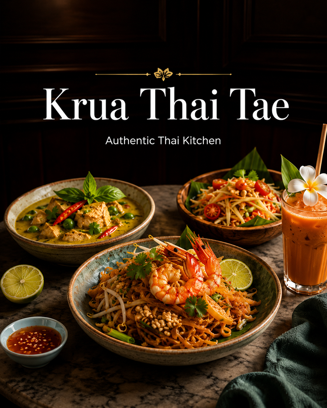 Krua Thai Tae : Authentic Thai Kitchen & Traditional Thai Flavors
