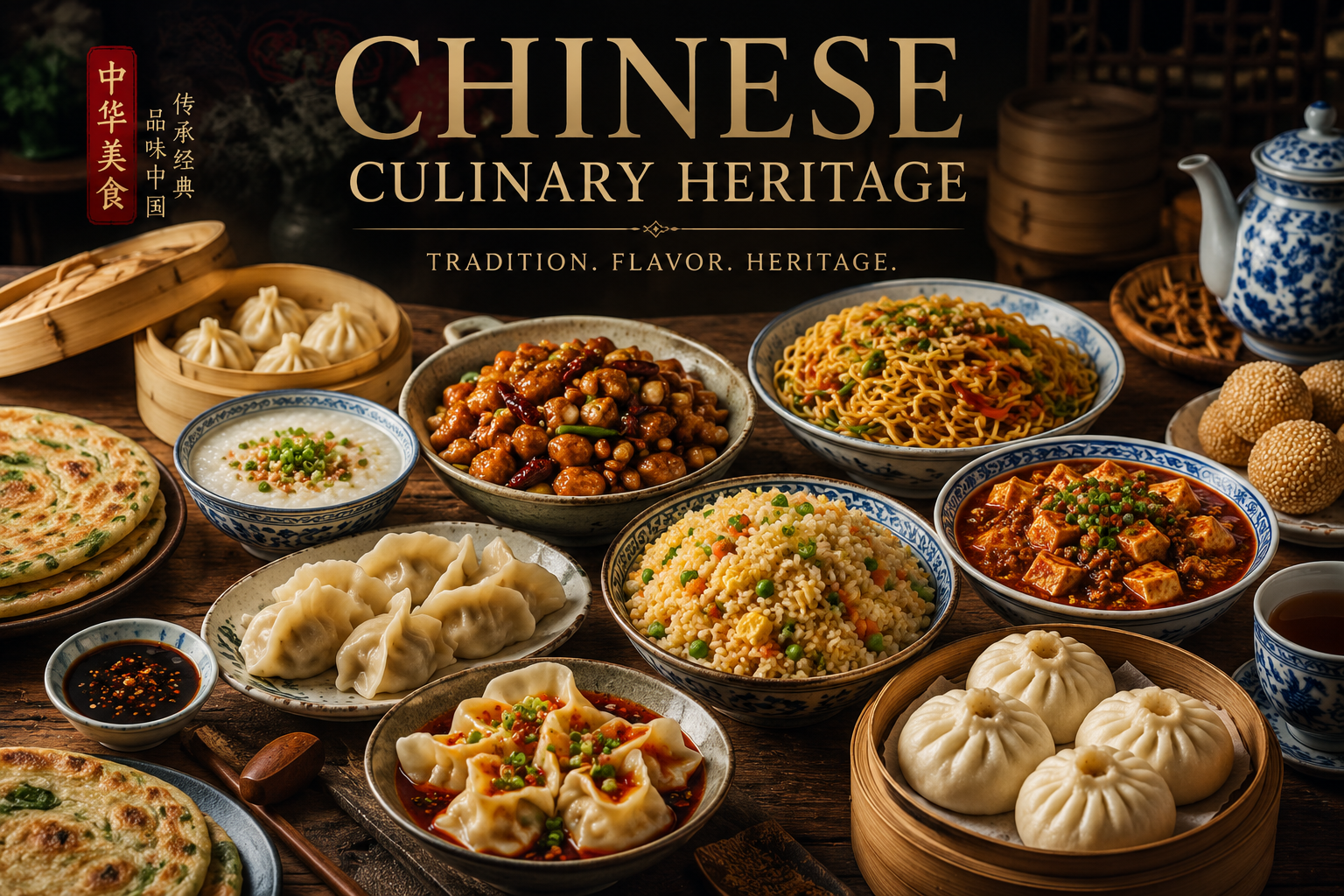 Chinese Culinary Heritage: Authentic Chinese Recipes and Traditional Flavors