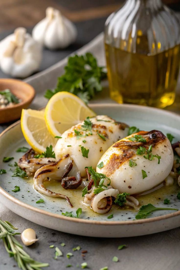 Sepia a la Plancha (Grilled Cuttlefish)
