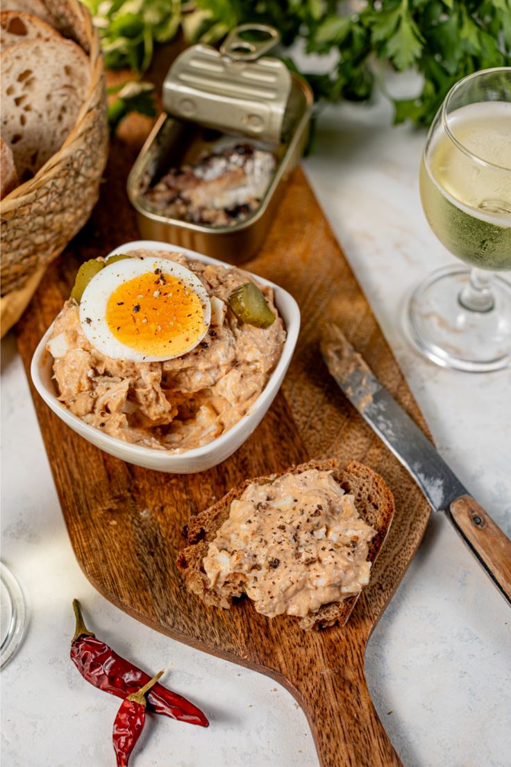 Rustic French pâté sliced and served with bread and pickles.