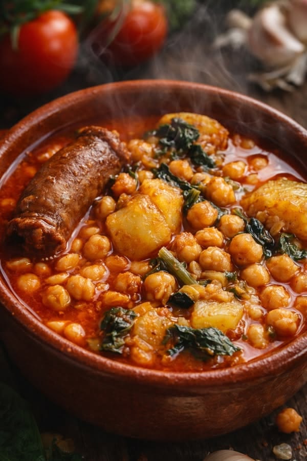 Cocido Madrileno (Madrid Chickpea Stew)
