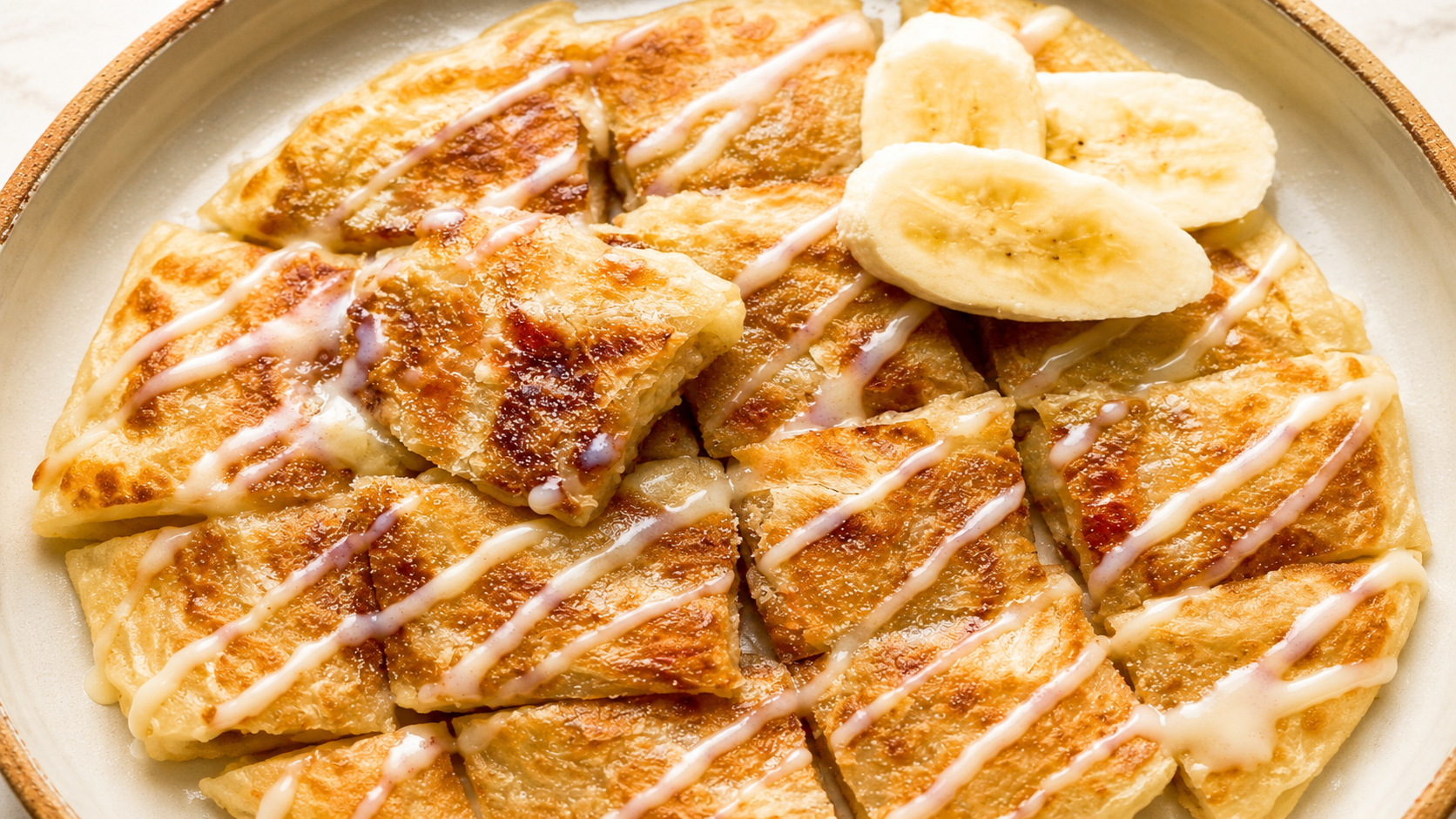 Thai Banana Roti (Banana Pancakes)