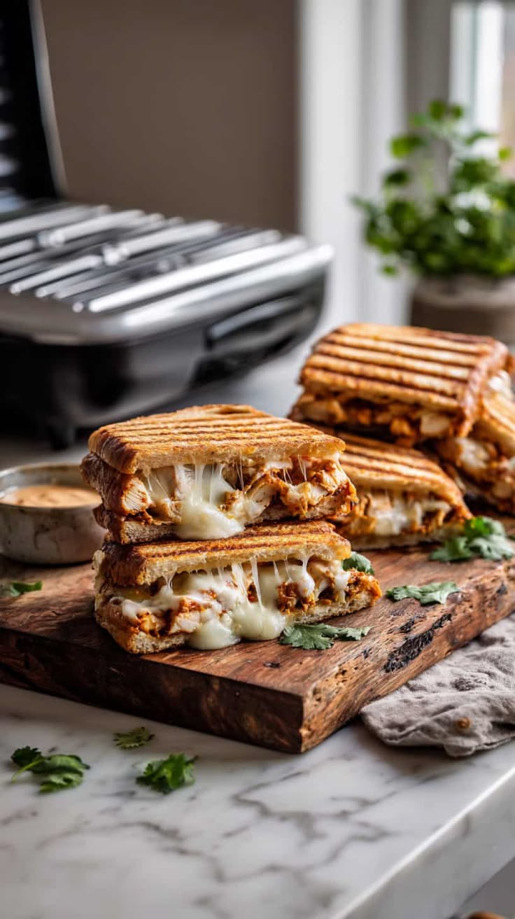 Mini Chicken Panini Sandwiches