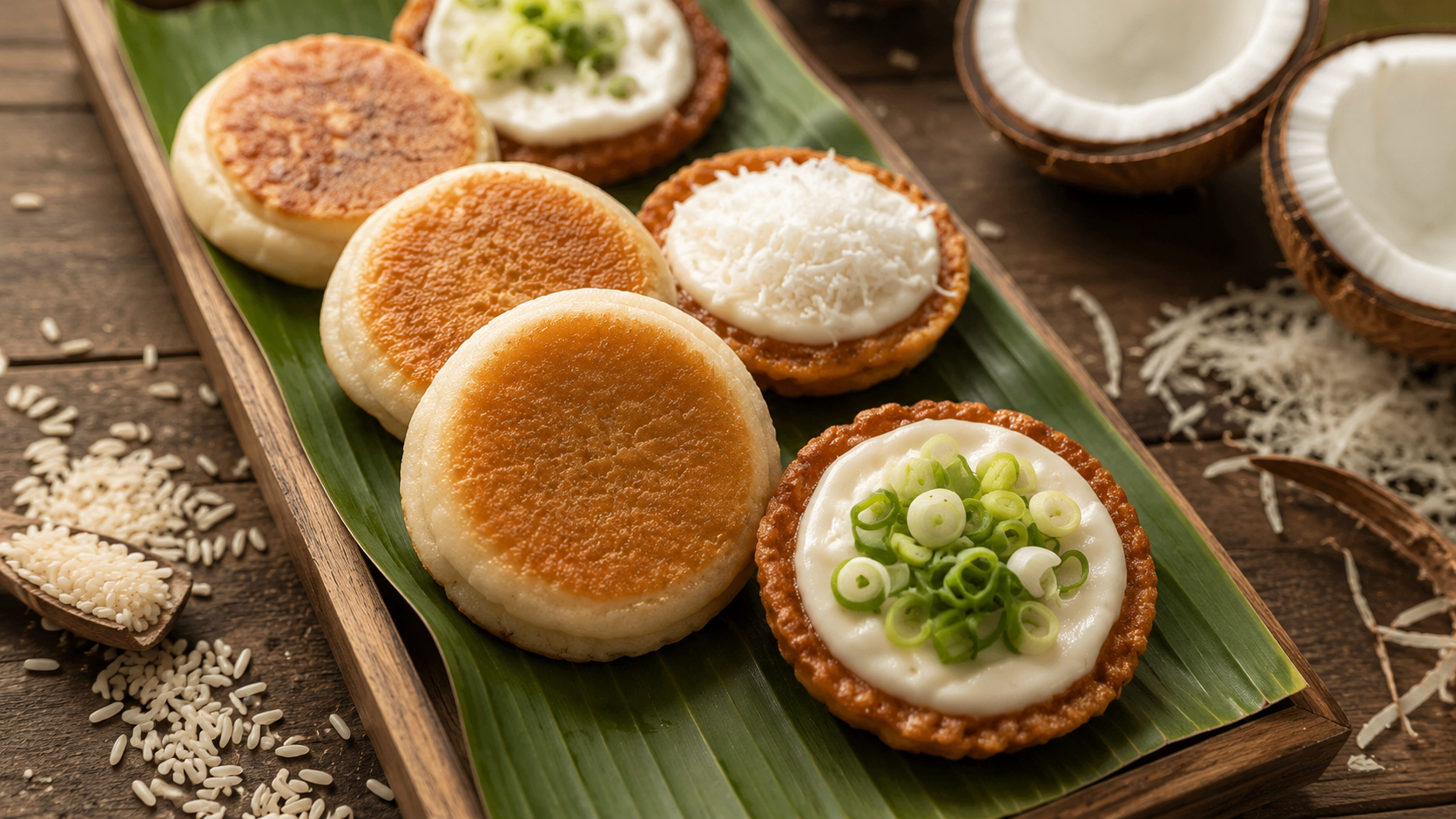 Thai Coconut Pancakes (Kanom Krok)
