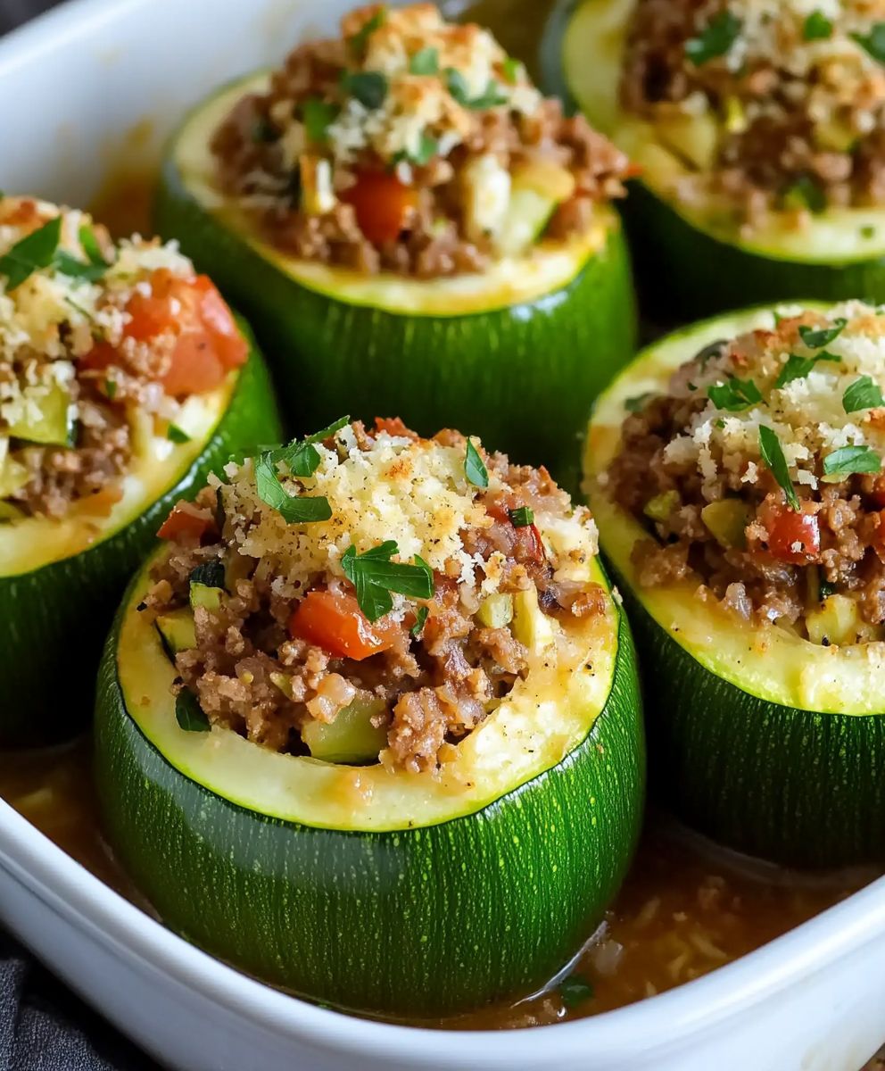 Korean Stuffed Zucchini (Hobak Jeon / Hobak Ssambap)