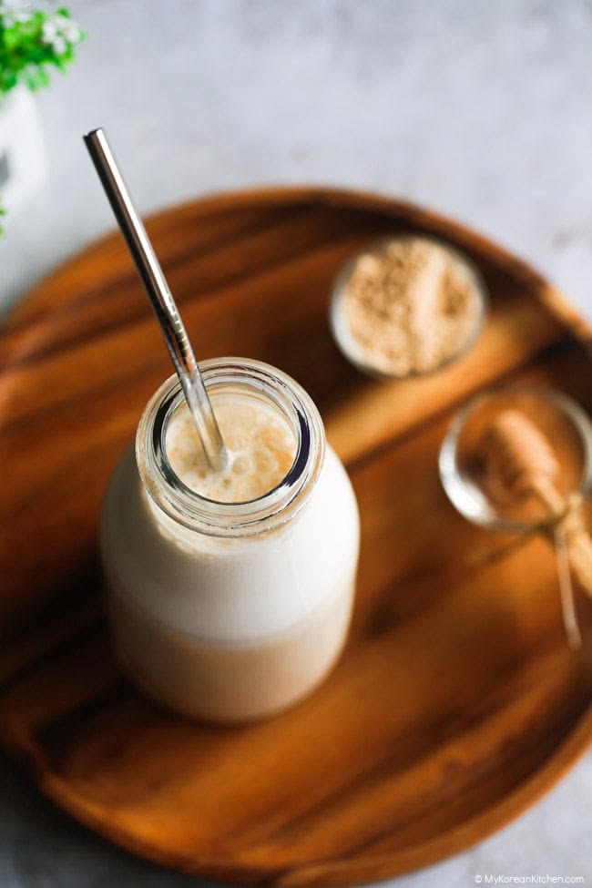 Misugaru Latte (Korean Multigrain Shake)