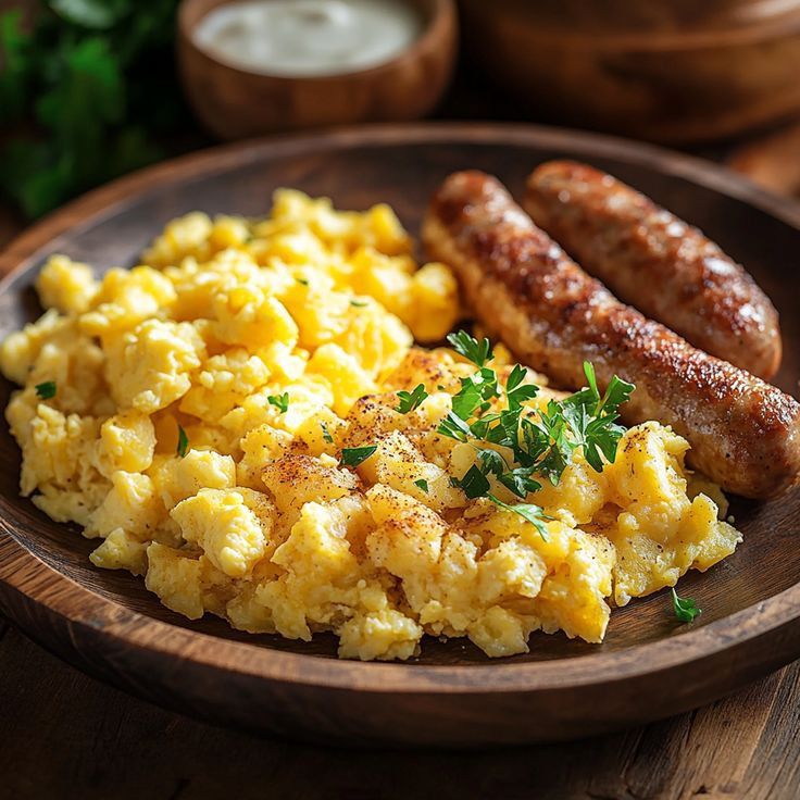 Scrambled Egg and Sausage Bowl