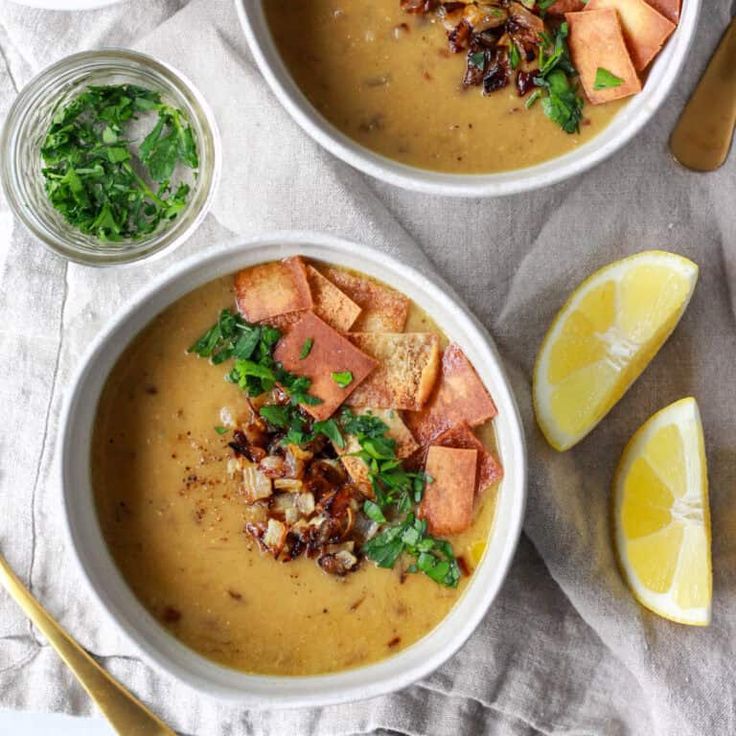 Arabic Lentil Soup (Shorbat Adas)
