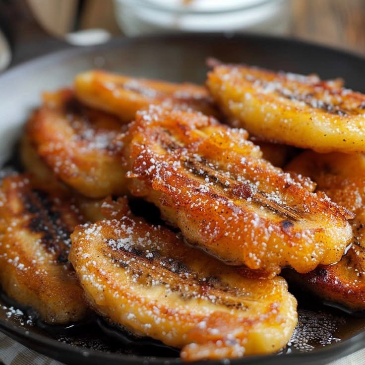 Thai Grilled Banana with Coconut Drizzle