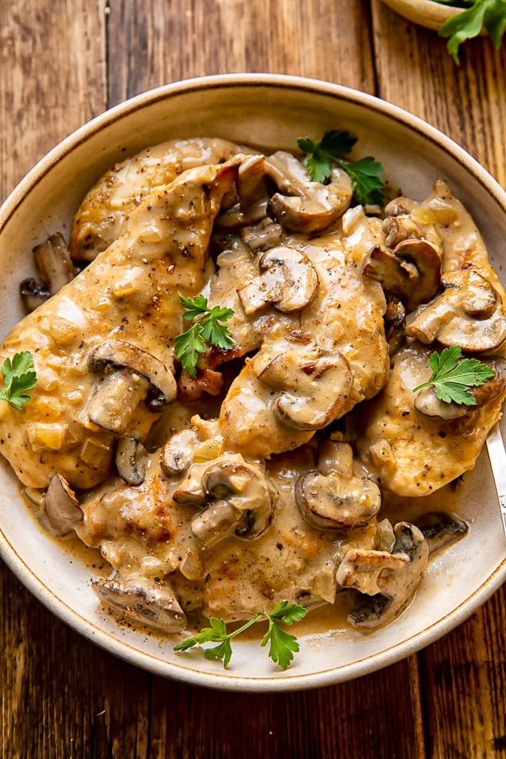 Creamy Chicken Marsala