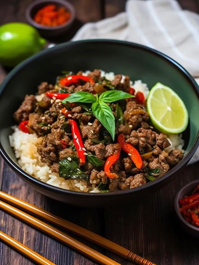 Thai Basil Beef (Pad Gra Prow)