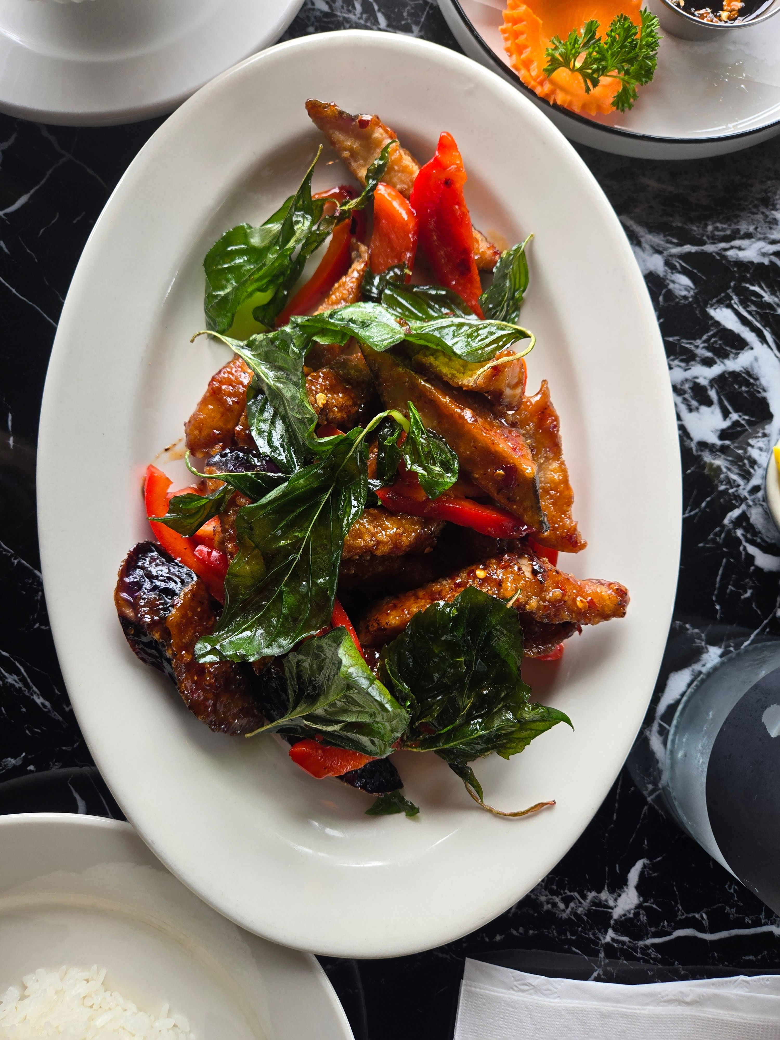 Thai Spicy Chicken With Vegetables