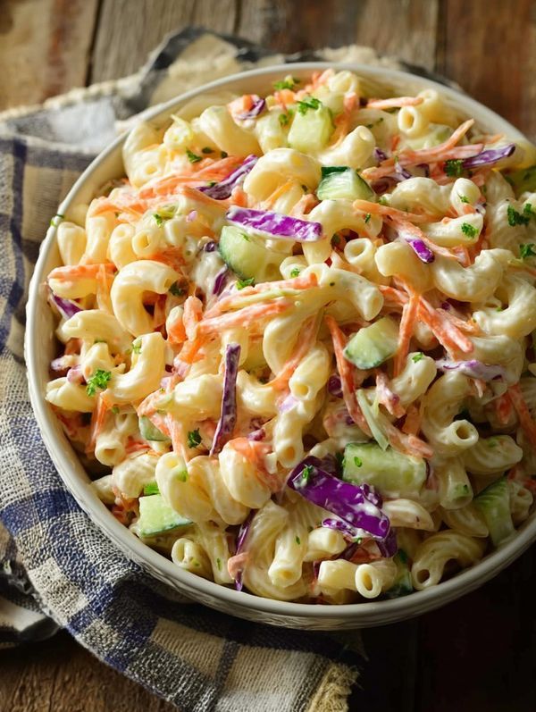 Korean Macaroni Salad