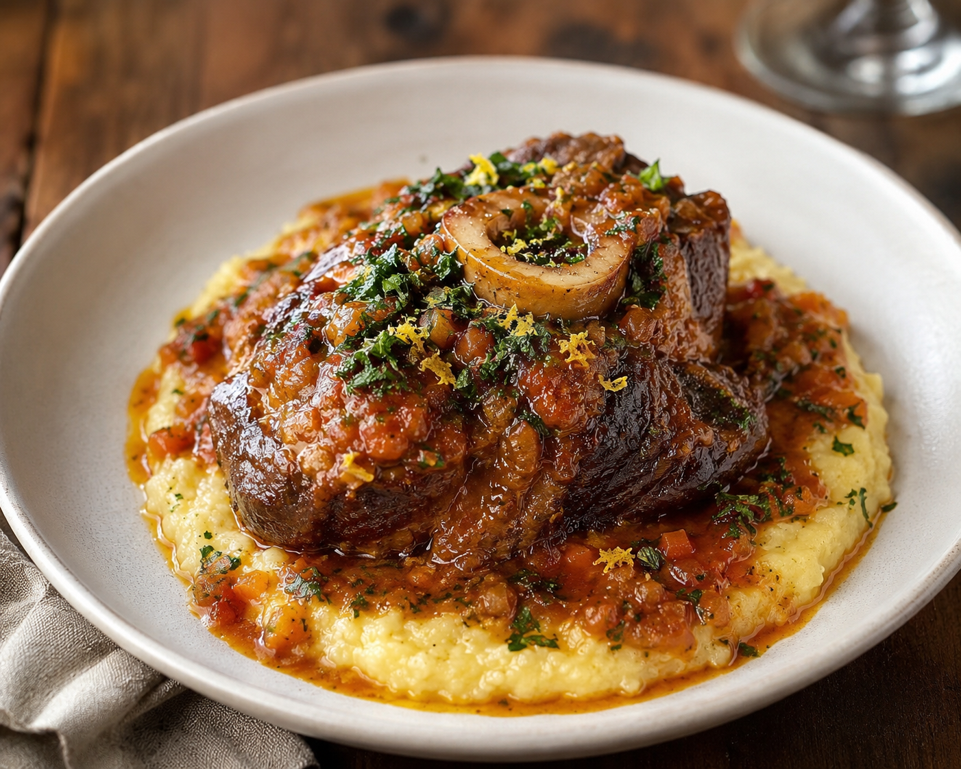 Osso Buco (Slow-Braised Beef Shanks)