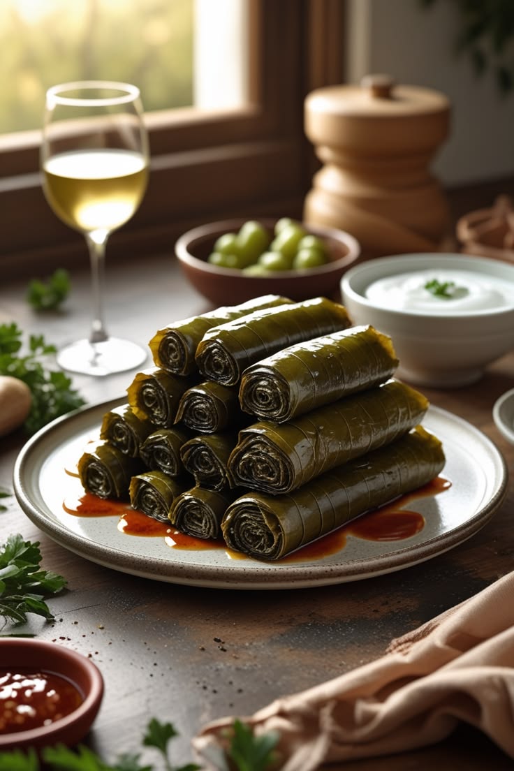 Stuffed Grape Leaves