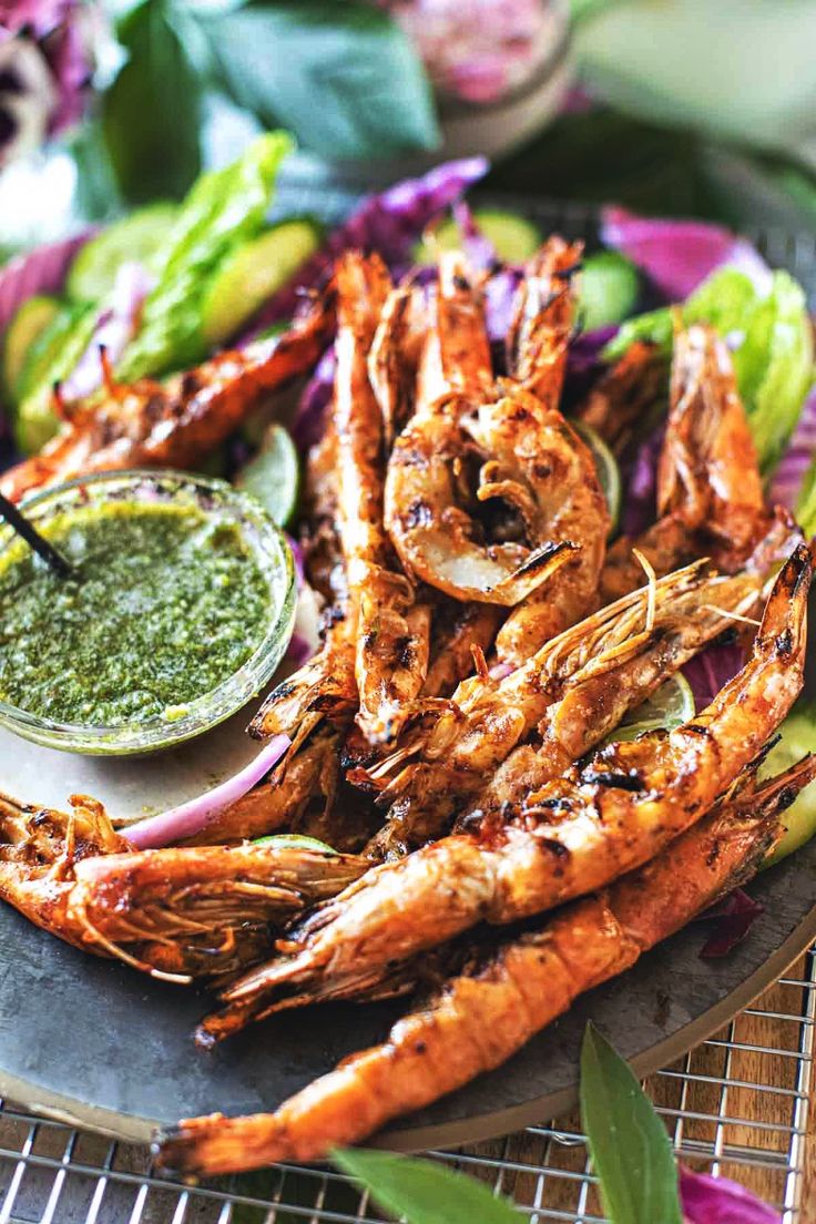 BBQ Thai Garlic Shrimp in the Shell