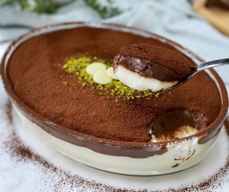 Cikolata Soslu Muhallebi (Turkish Chocolate Sauce Milk Pudding)