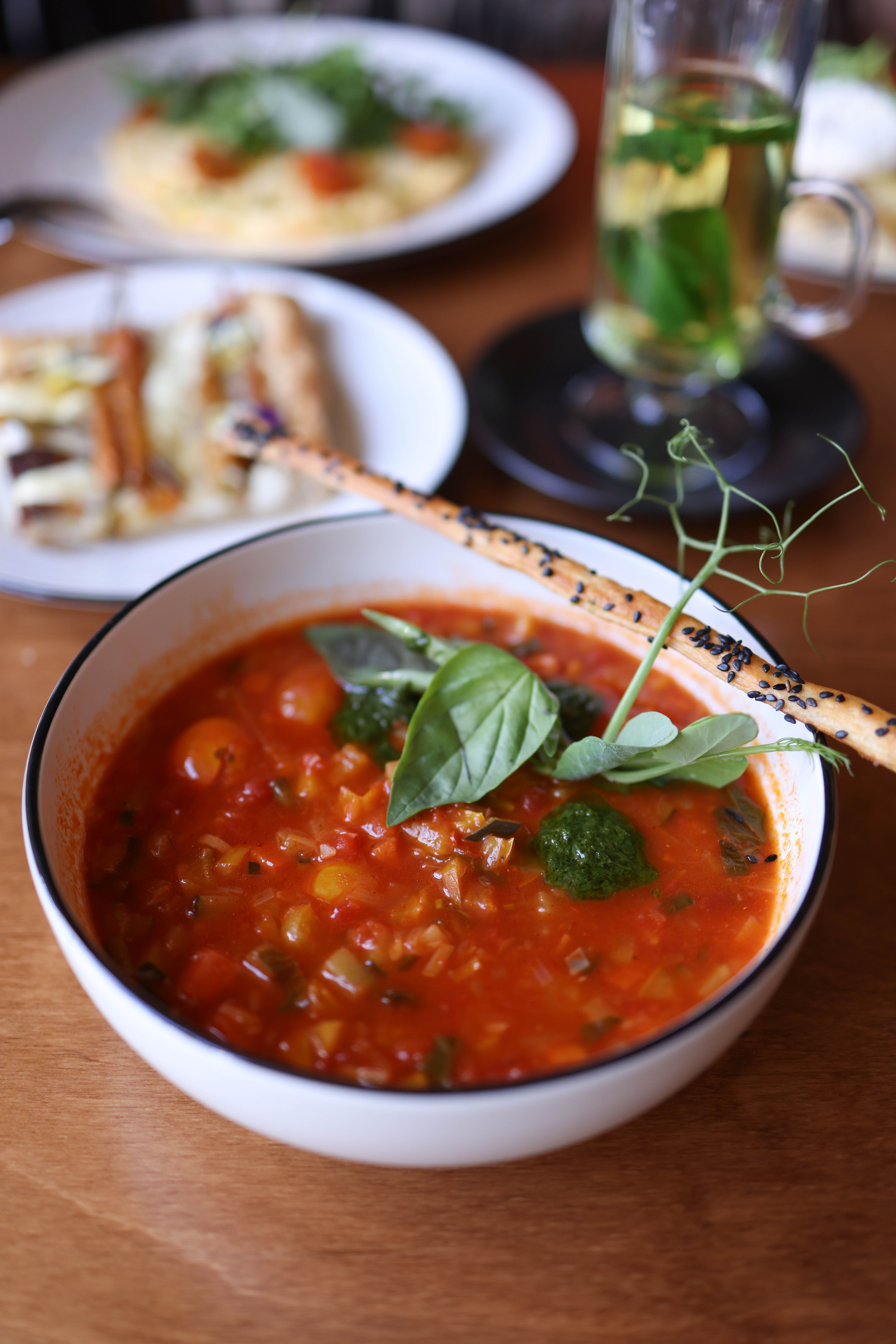 Italian Lentil and Spinach Soup