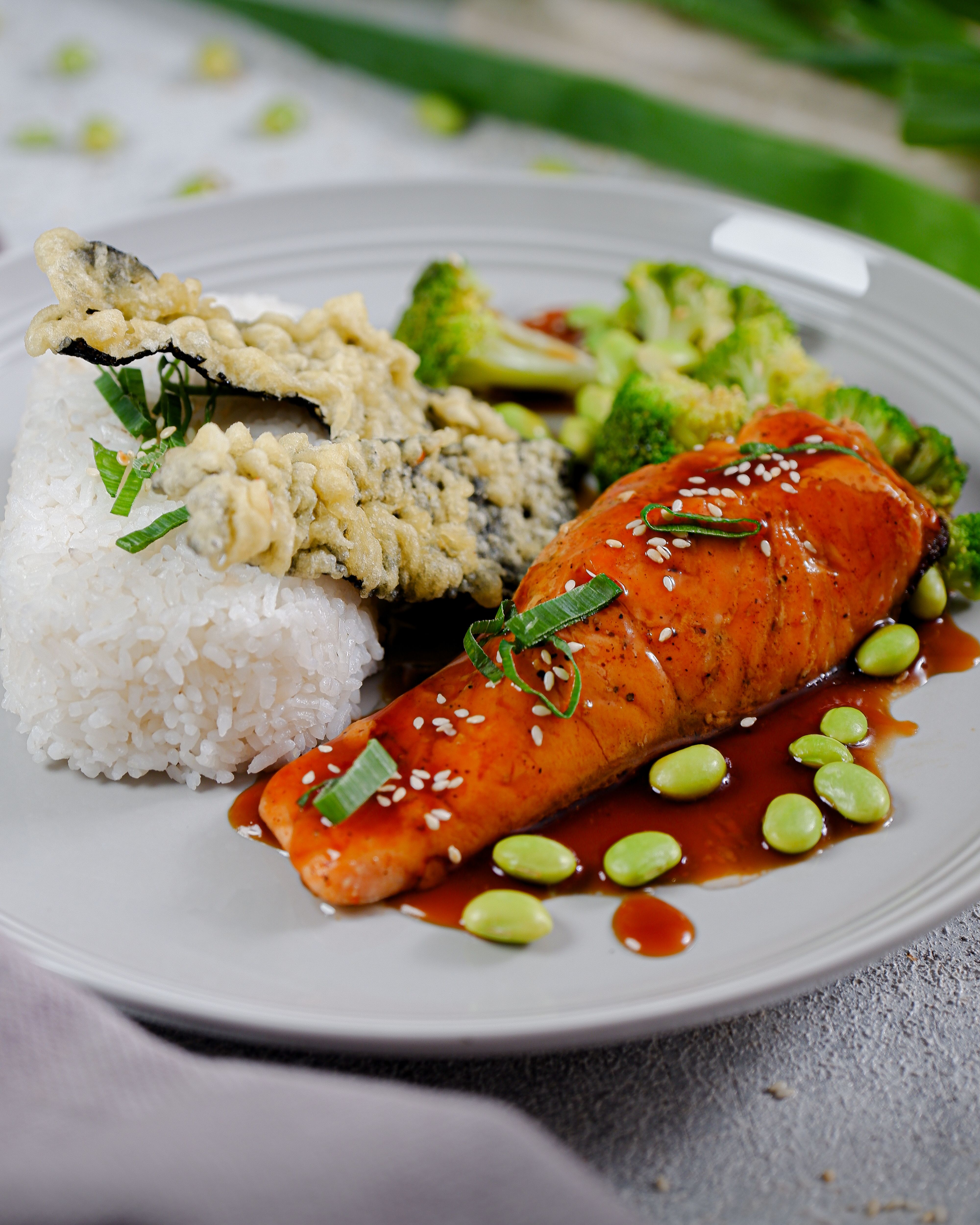 Honey Soy Baked Salmon