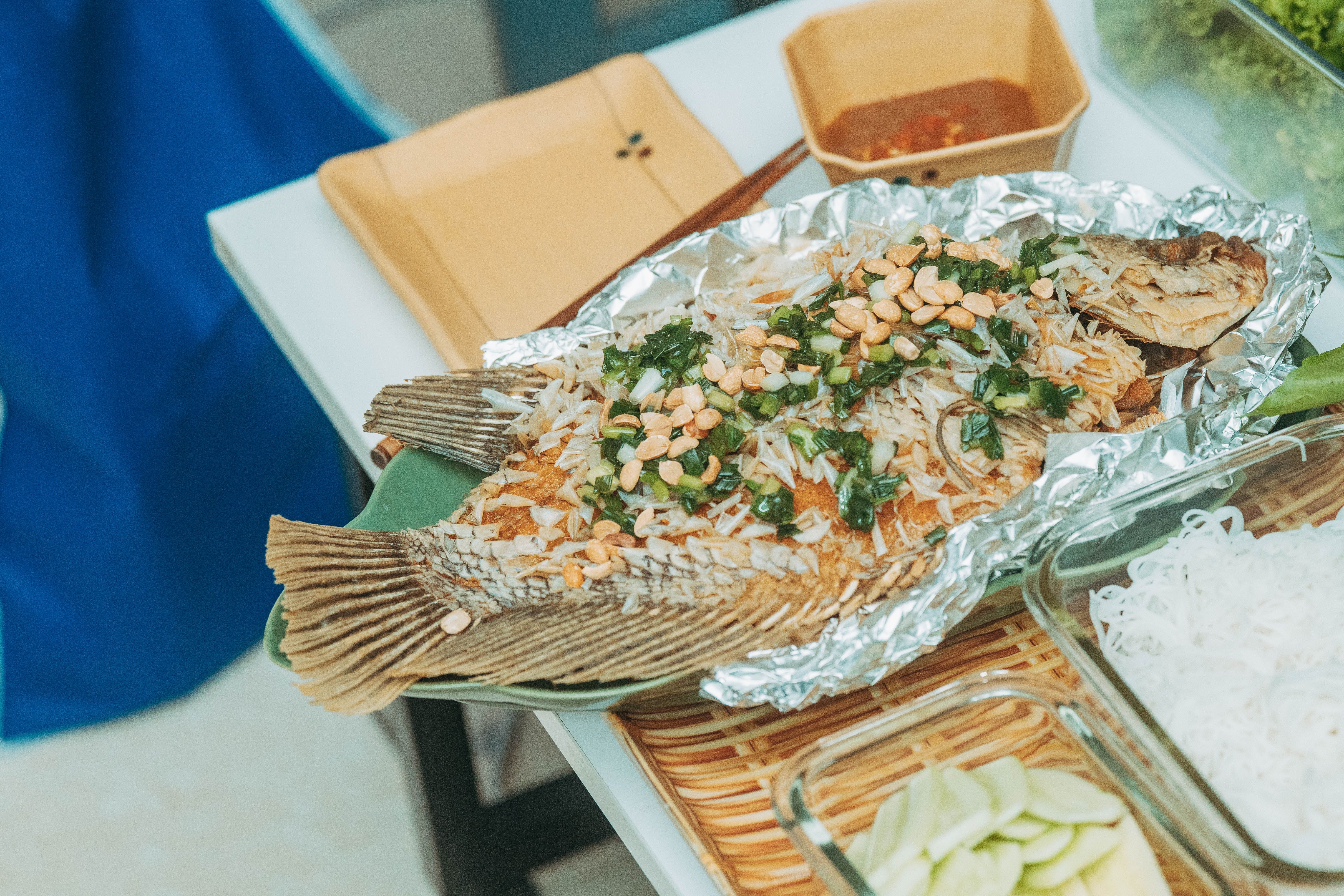 Thai Roasted Green Fish