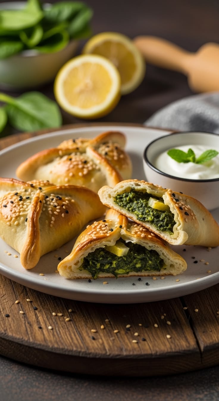 Spinach Fatayer