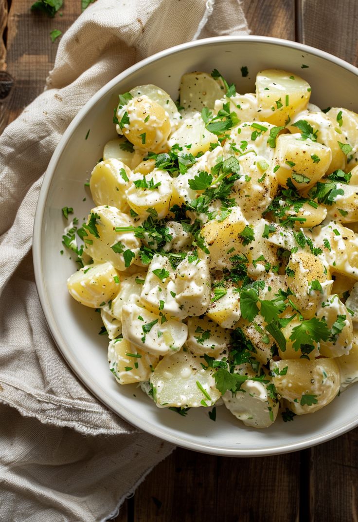 Arabic Potato Salad (Batata Bil Tahina)