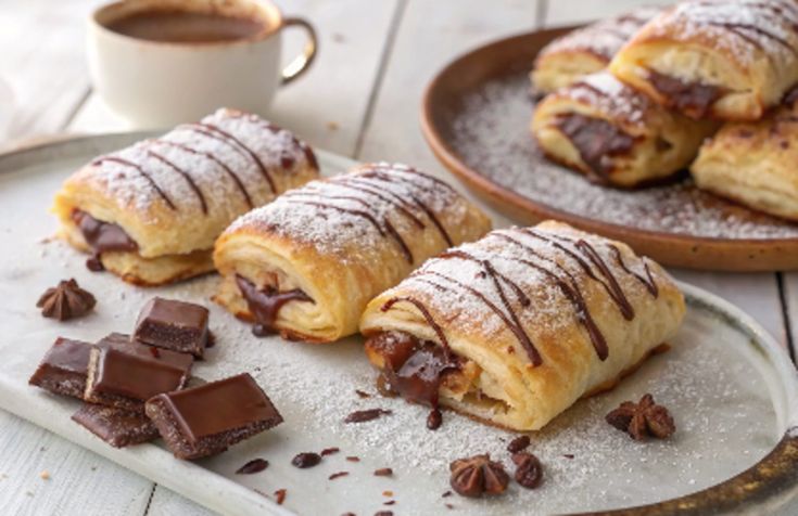 Napolitana (Spanish Chocolate Puff Pastry)