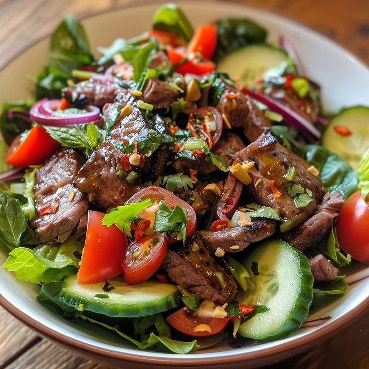 Pan-Cooked Beef Salad (Sogogi chapssal-gui)