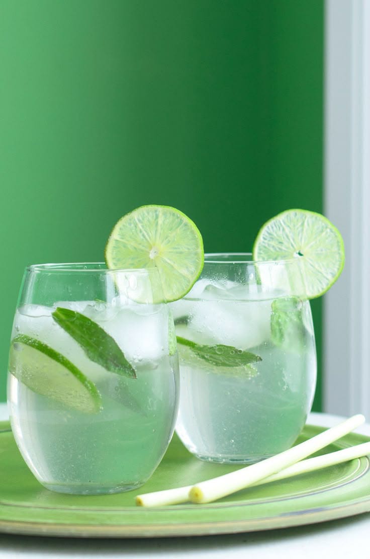 Lemongrass, Lime and Thai Basil Mojito