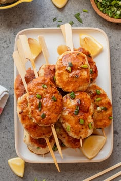 Chicken Tsukune (Japanese Glazed Meatballs)
