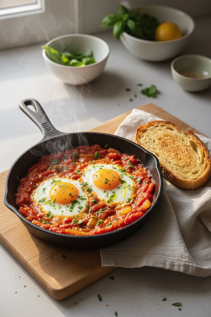 Salta Lahsa (Yemeni Tomato and Egg Skillet)