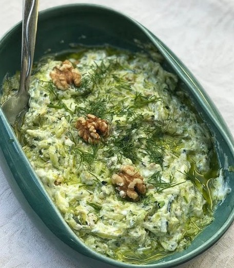 Yogurtlu Kabak (Turkish Yogurt Zucchini Dish)