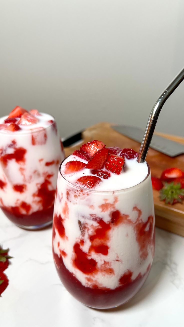 Korean Strawberry Milk