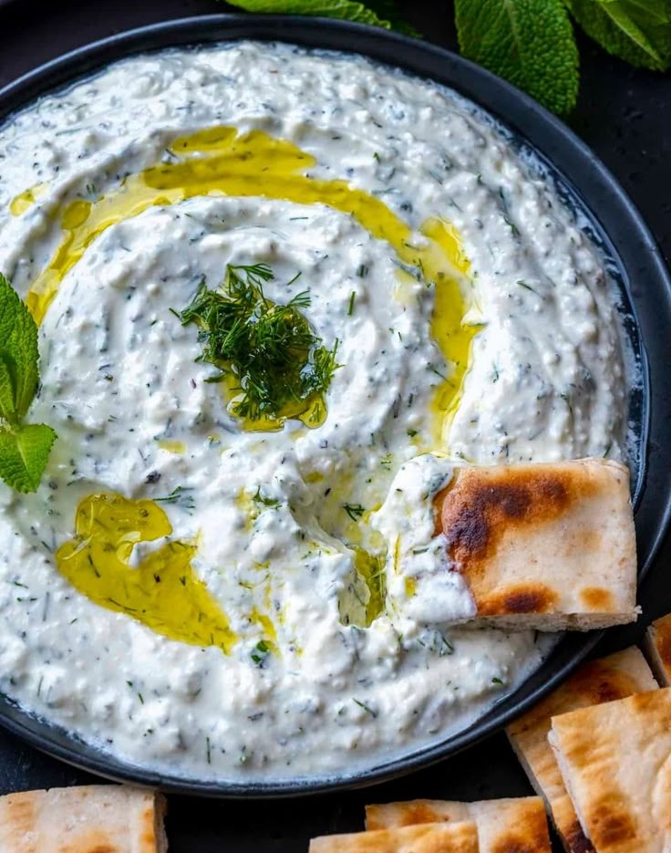 Haydari (Turkish Yogurt Dip)
