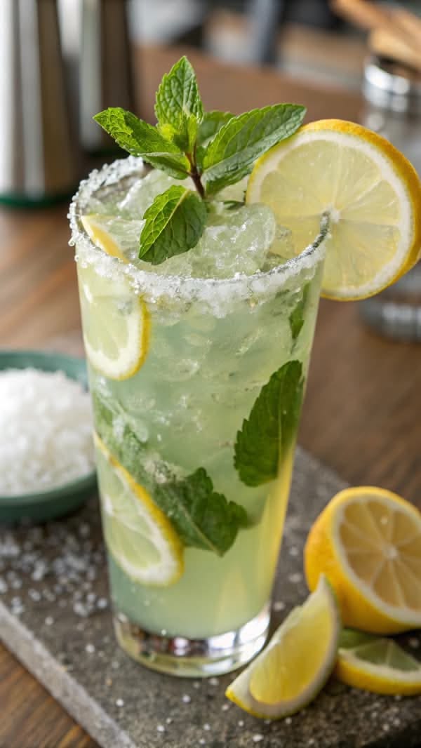 Lemon and Mint Drink