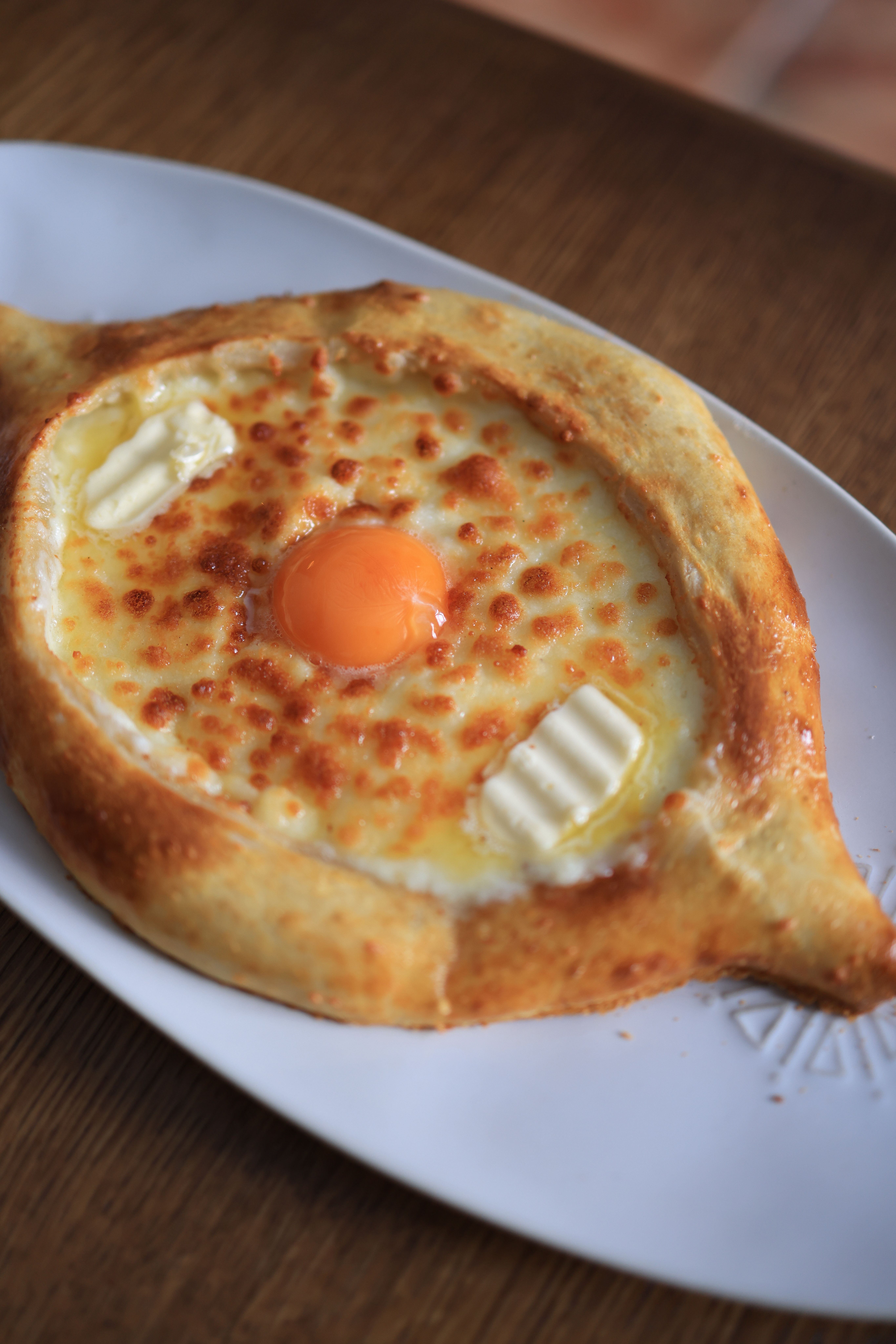 Kasar and Egg Pide