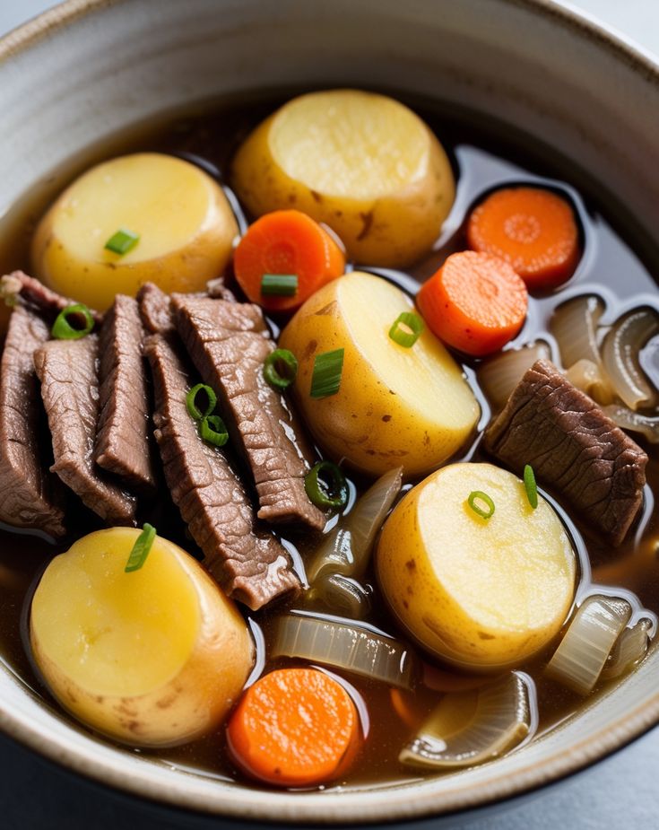 Nikujaga (Japanese Meat and Potato Stew)