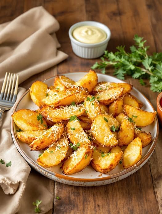 Crispy Oven-Baked Potato Wedges
