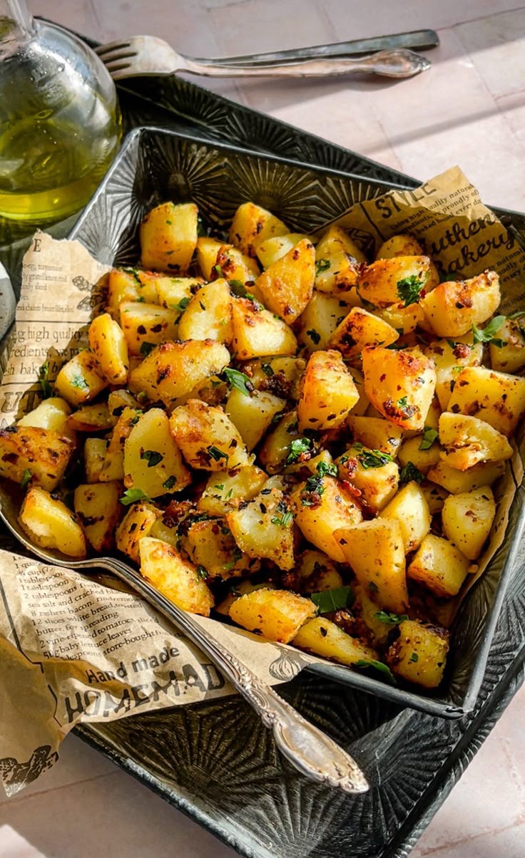 Batata Harra (Arabic Spicy Potatoes)