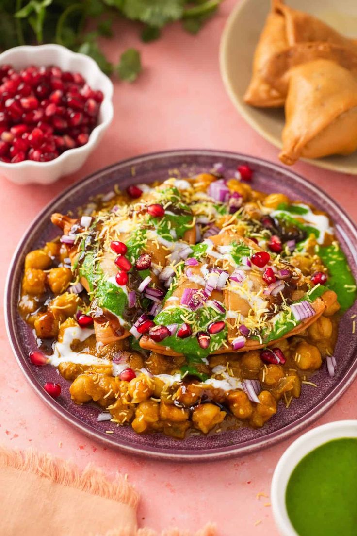 Samosa Channa Chat